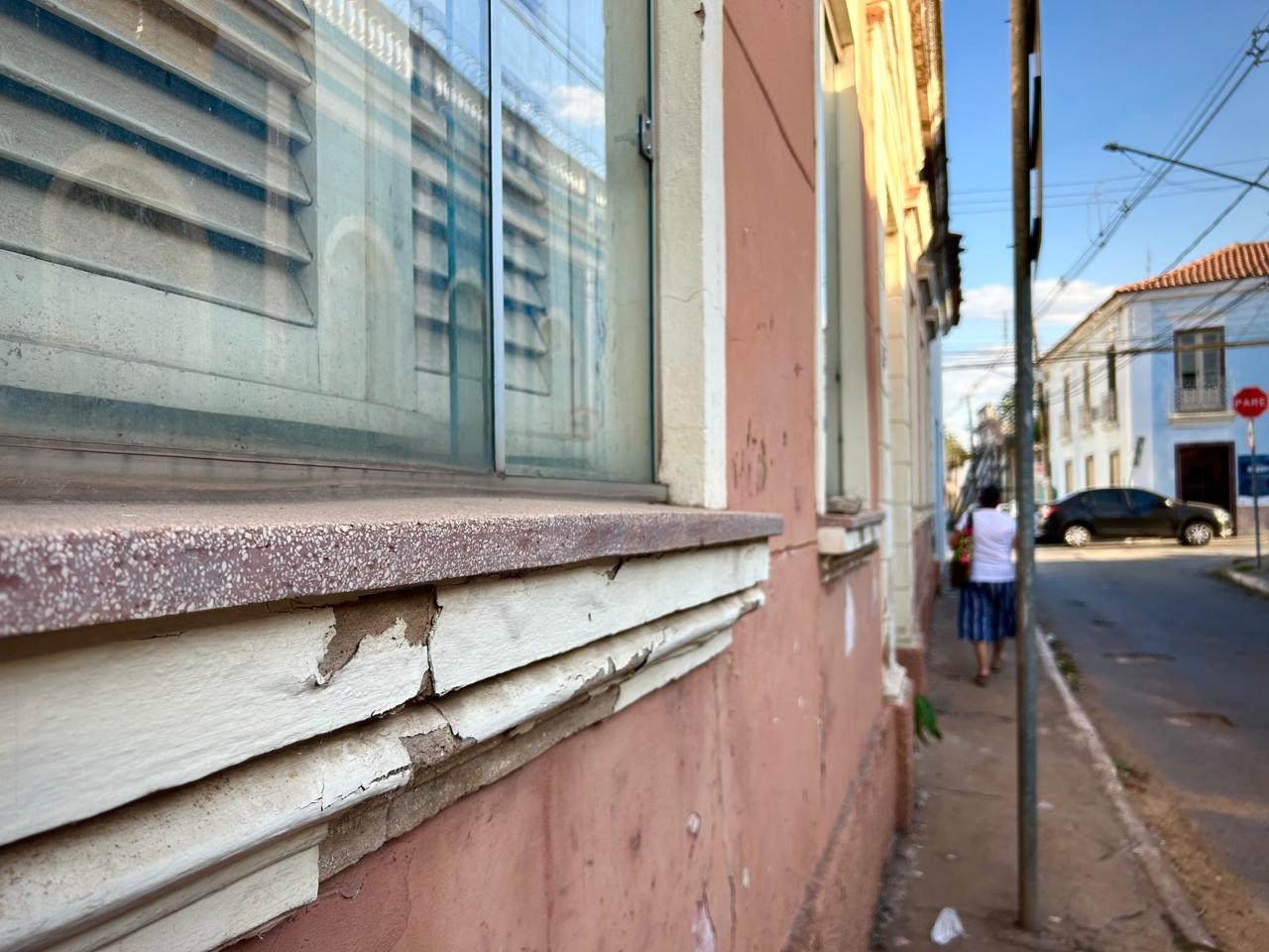 Casarão que pertenceu a Oscarino Ramos está localizado no centro de Cuiabá — Foto: Stephane Gomes