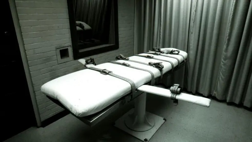 A injeção letal ainda é, de longe, o método mais comum de execução, aplicado em cerca de 89% dos casos — Foto: Getty Images via BBC