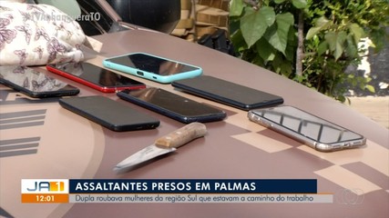 Suspeitos de roubar mulheres que estavam indo trabalhar são presos