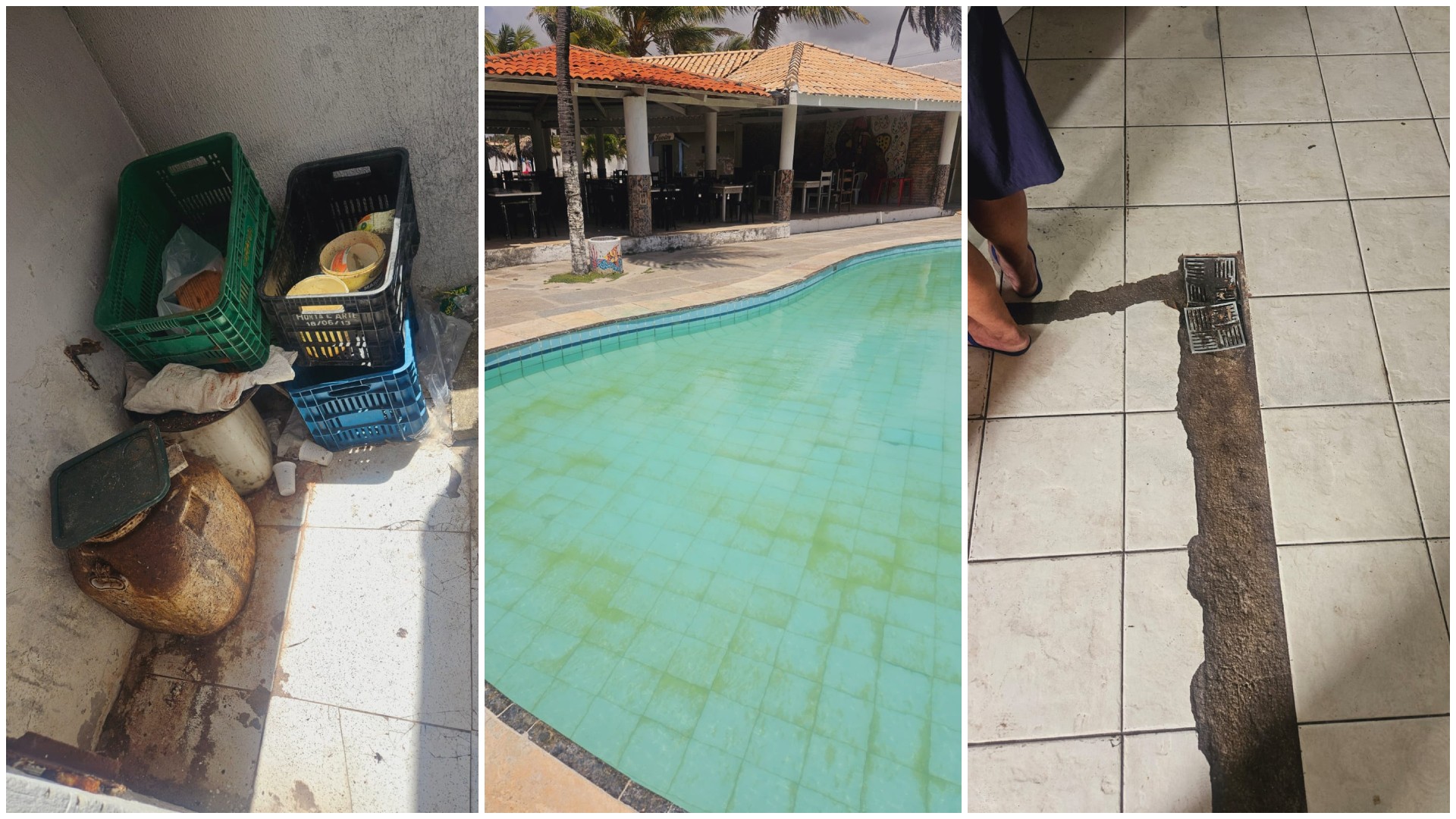 Parque aquático Ytacaranha é interditado por problemas sanitários e de segurança, em Aquiraz