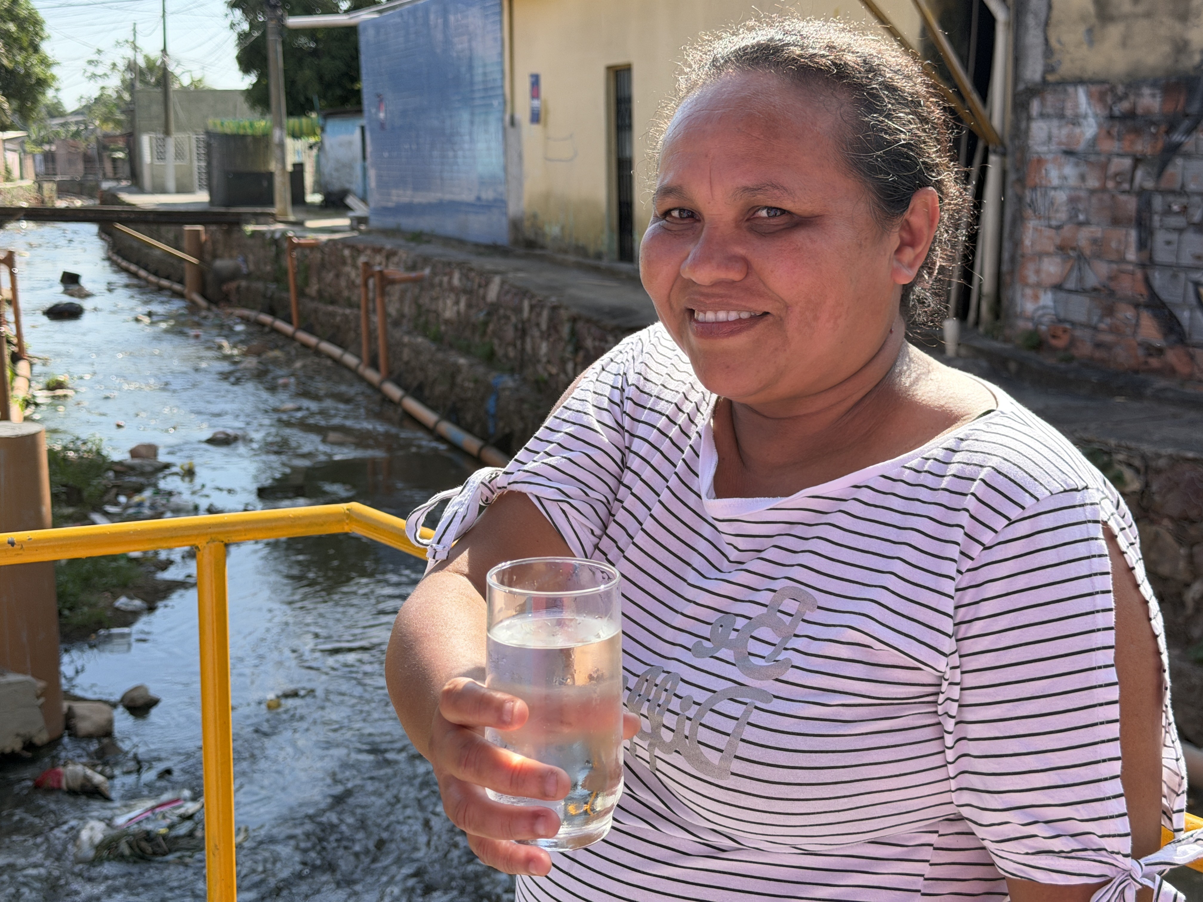Lilian Gonçalves, moadora da Redenção — Foto: Divulgação/Águas de Manaus