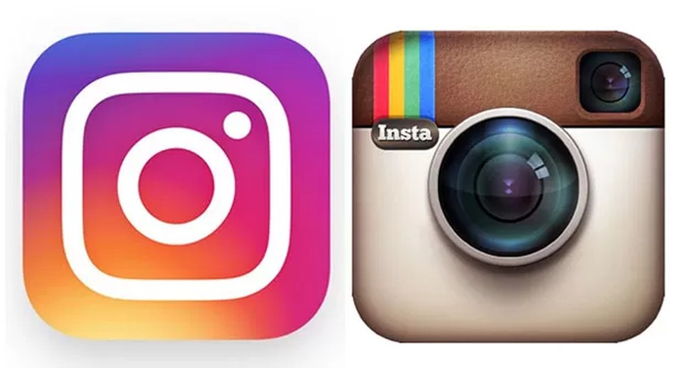 Última mudança na logo do Instagram. — Foto: Divulgação/Instagram