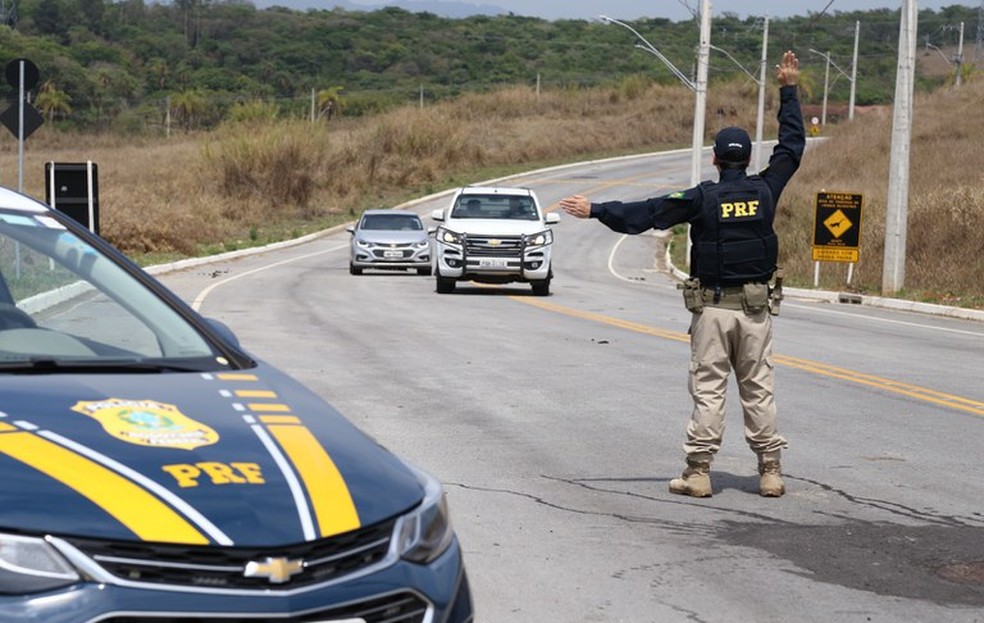 Polícia Rodoviária Federal em Minas Gerais — Foto: PRF-MG/Divulgação