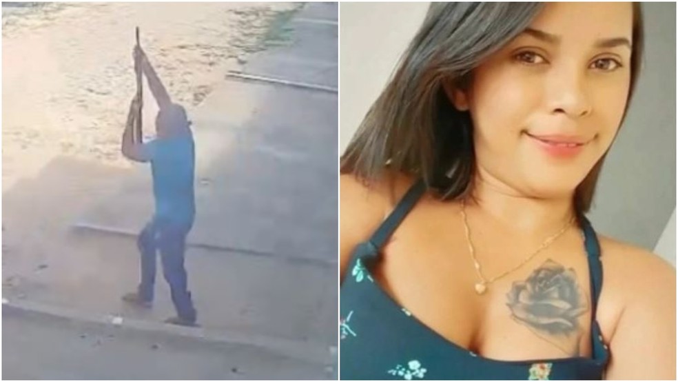 Criminosos invadem casa para vingar morte de mulher, não encontram ninguém e fogem atirando para cima — Foto: TV Verdes Mares/Reprodução