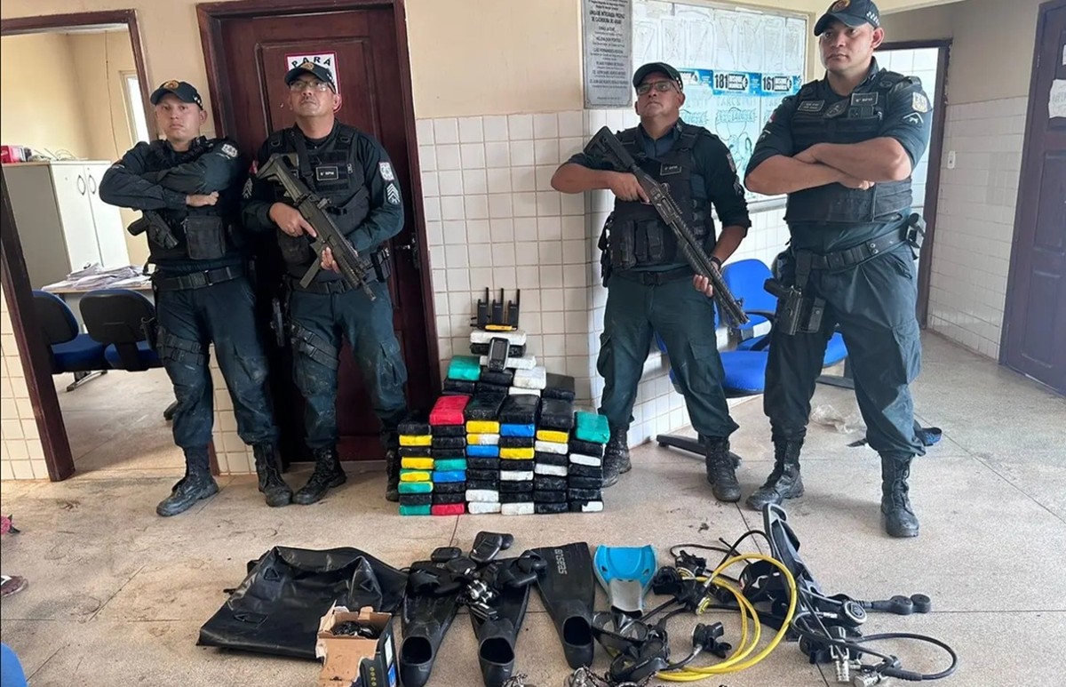 Operação policial apreende 130 kg de entorpecente em área de difícil acesso em Cachoeira do Arari, no Marajó