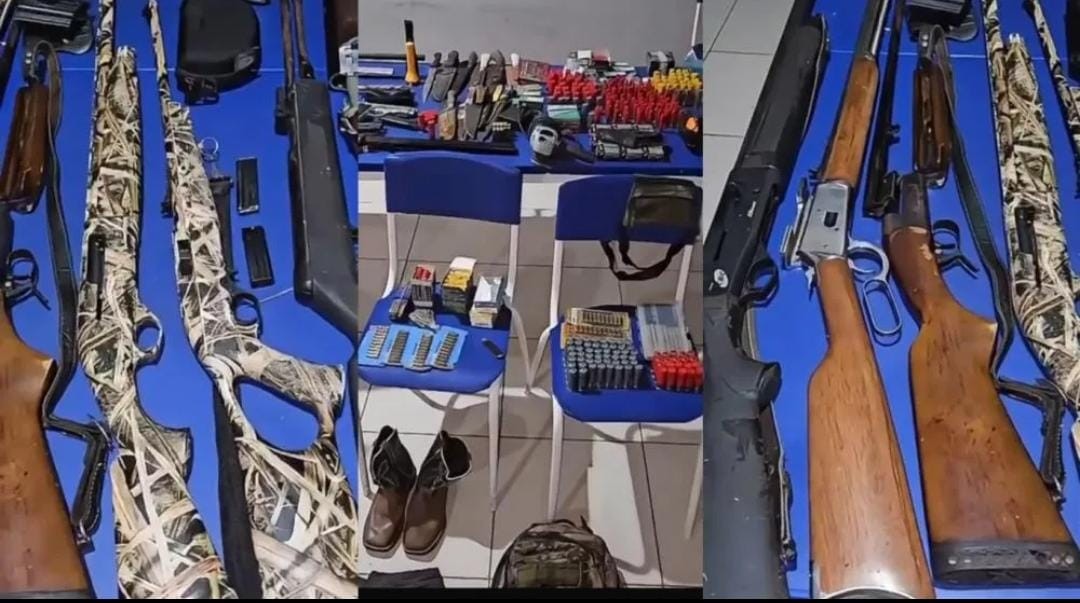 Arsenal de armas de colecionador é furtado de propriedade rural de MT 