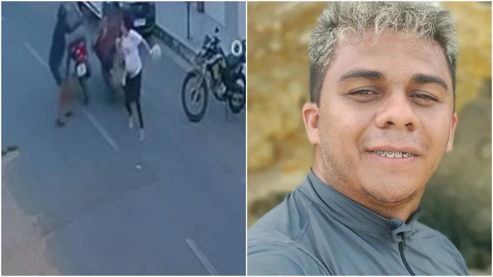 João Carlos Gonçalves de Sousa, de 30 anos, foi morto a tiros na frente da esposa grávida, no Crato. — Foto: Reprodução