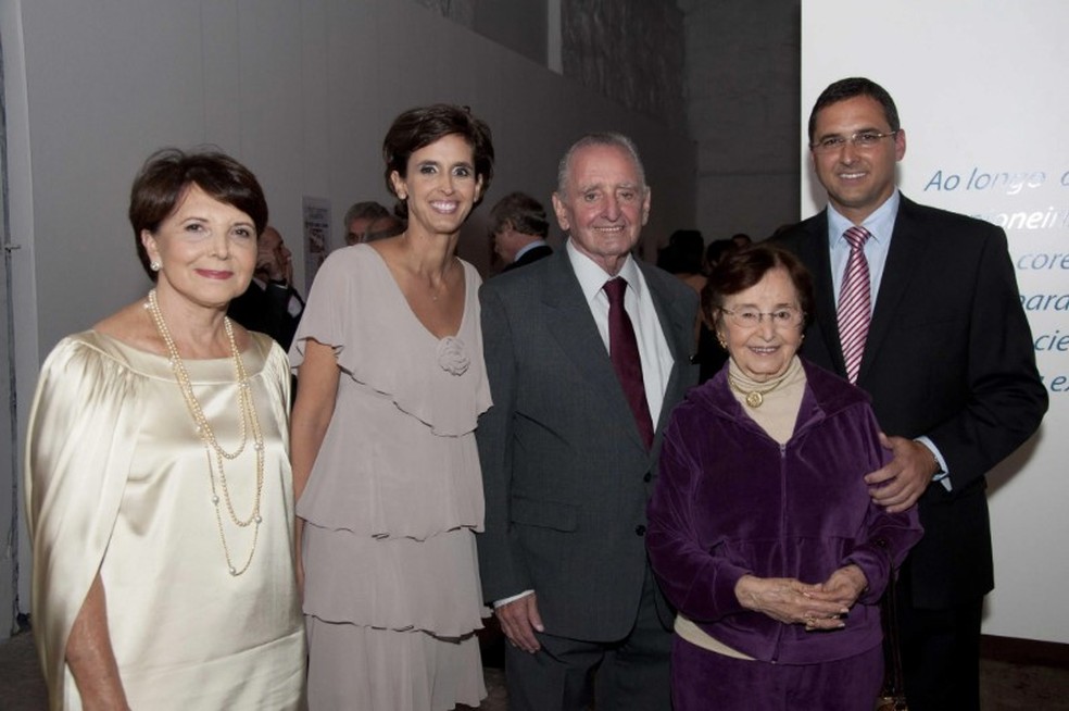 Maria Alice foi casada com o empresário e jornalista Cariê Lindenberg, fundador da Rede Gazeta, que faleceu em 2021. Com ele teve três filhos - Carlos Fernando (Café), Letícia e Beatriz — Foto: Mônica Zorzanelli