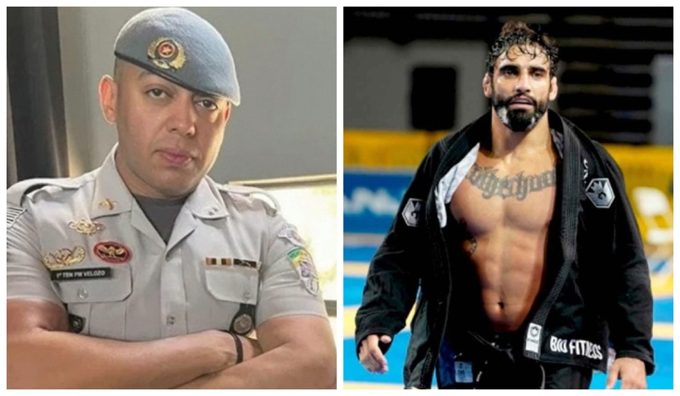 O policial militar Henrique Otavio Oliveira Velozo, preso por ter matado o campeão mundial de jiu-jitsu Leandro Lo, em agosto de 2022. — Foto: Reprodução/Instagram