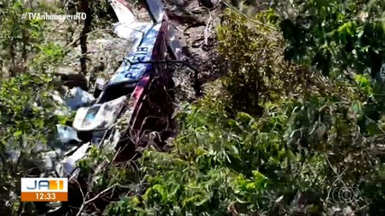 Avião de pequeno porte que caiu em Palmas deixou dois mortos e piloto ferido