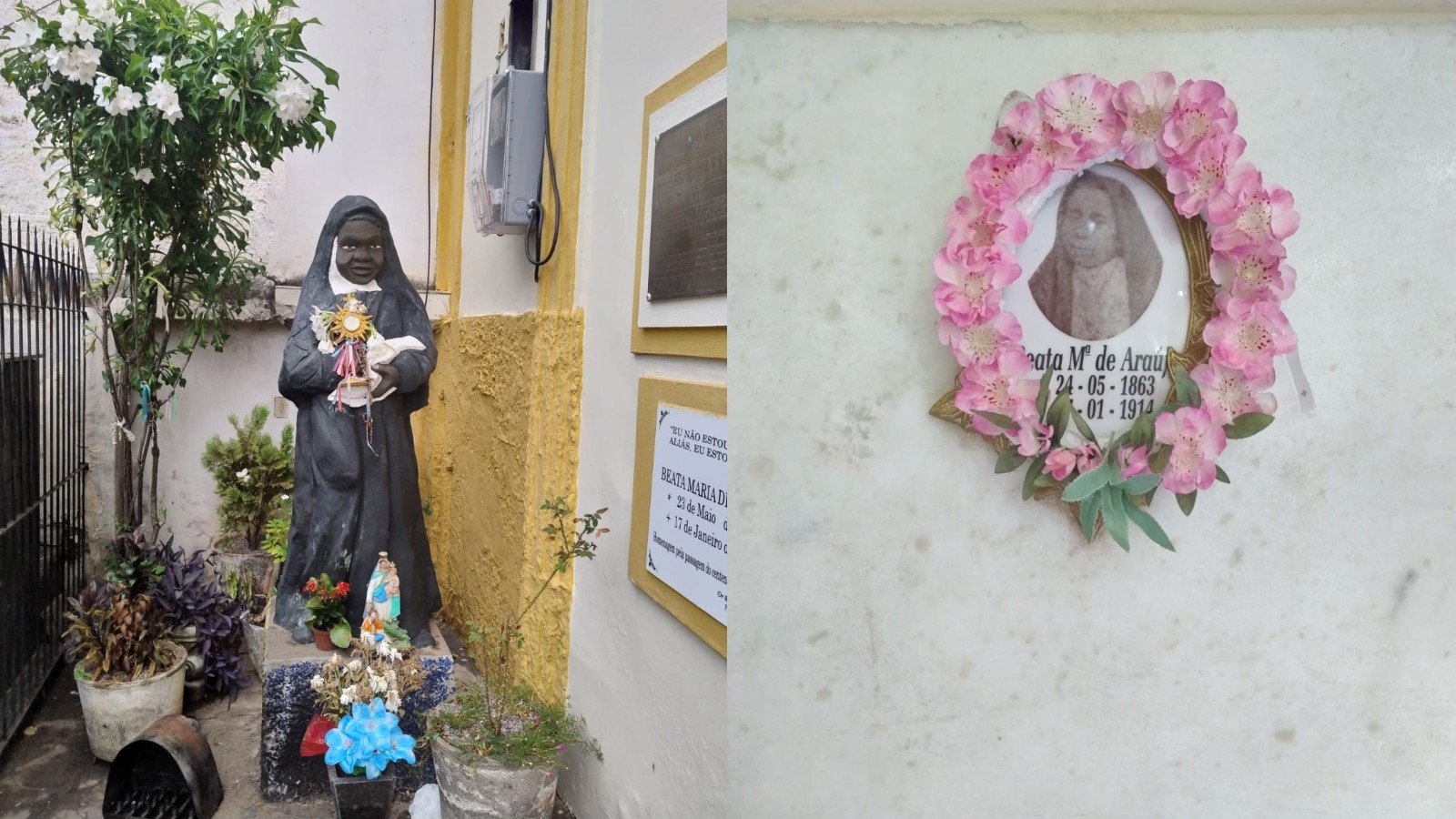 Conheça a casa onde viveu a beata Maria de Araújo, protagonista de milagre de hóstia que virou sangue em Juazeiro do Norte