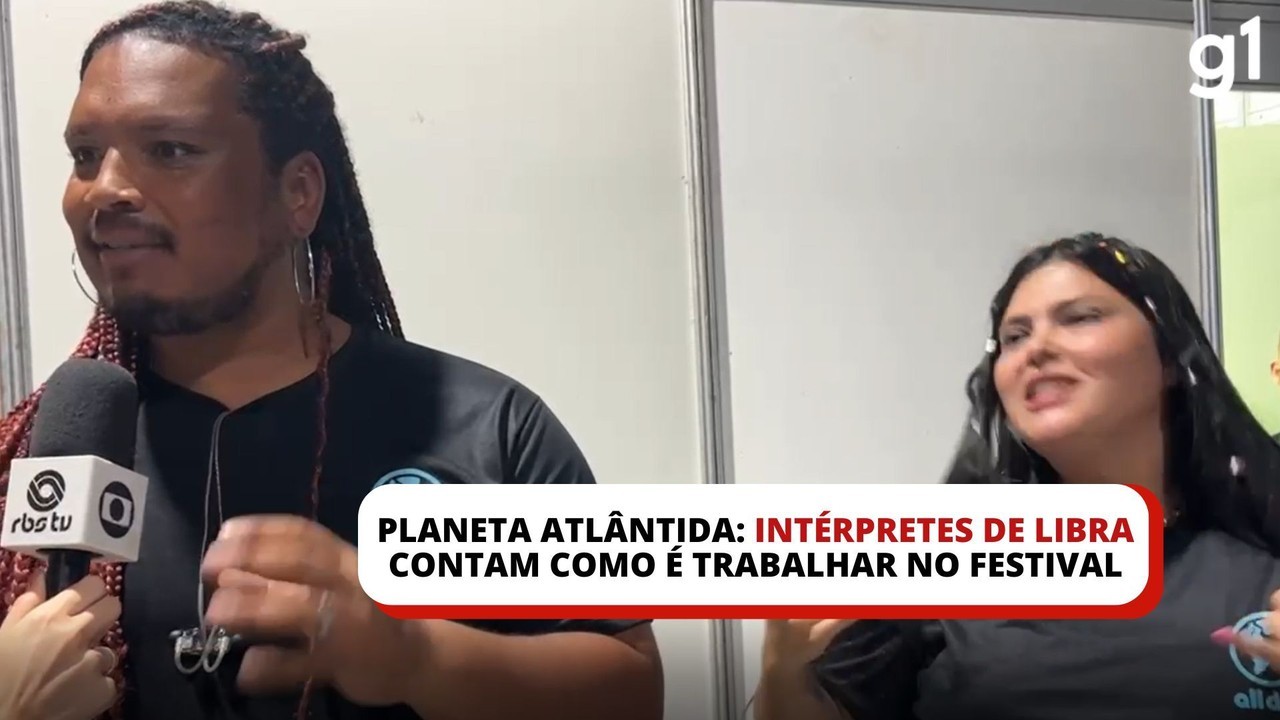 'A mesma sintonia do cantor': intÃ©rprete de libras fala sobre o trabalho de traduzir os hits do Planeta