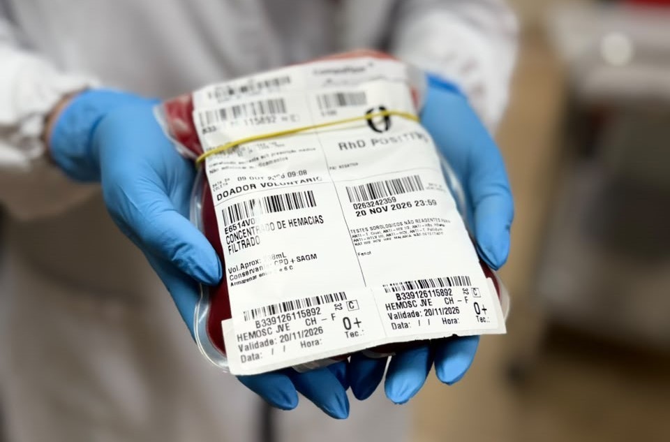 Sangue raro de único doador de SC viaja em cabine de avião comercial pela 1ª vez para salvar paciente em MG