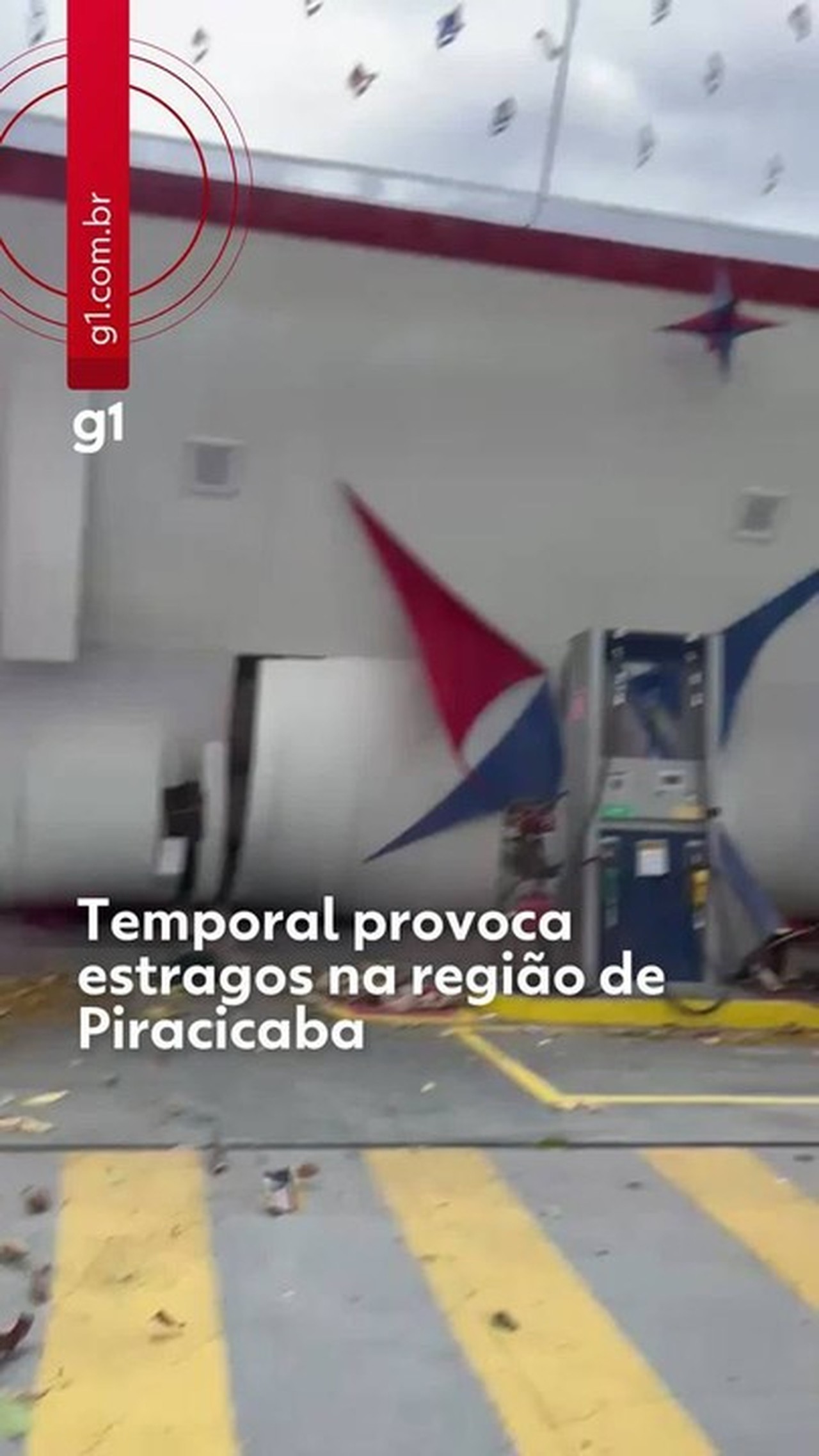 Temporal em Limeira derruba árvore e deixa local de votação sem energia; veja estragos na região