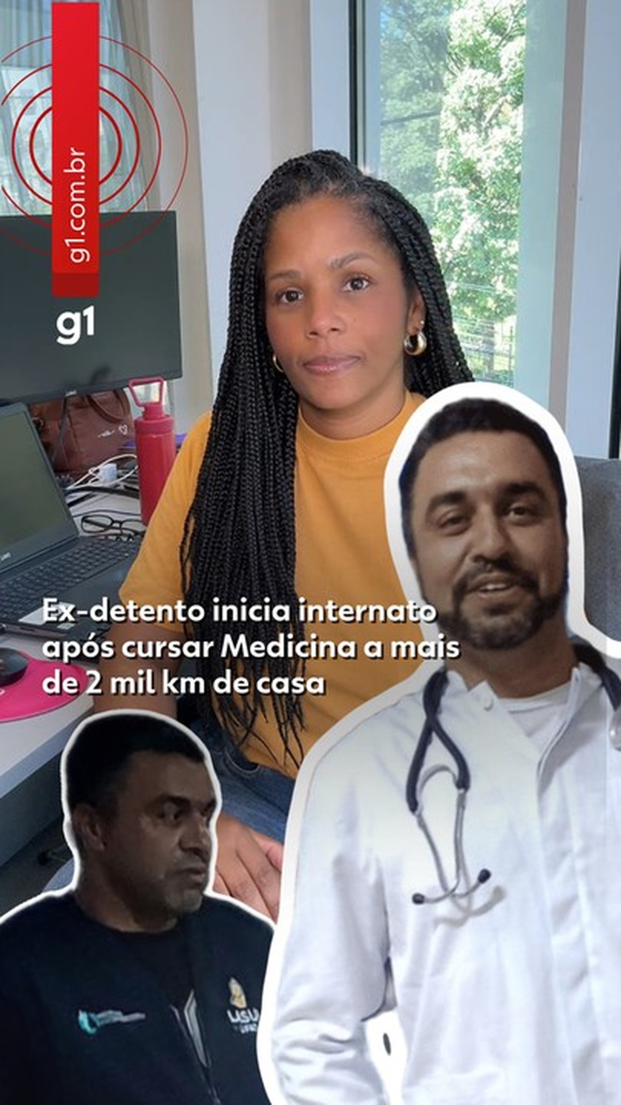 'Nunca desisti dele', diz mulher de ex-detento que deixou família para cursar Medicina a 2 mil km de casa