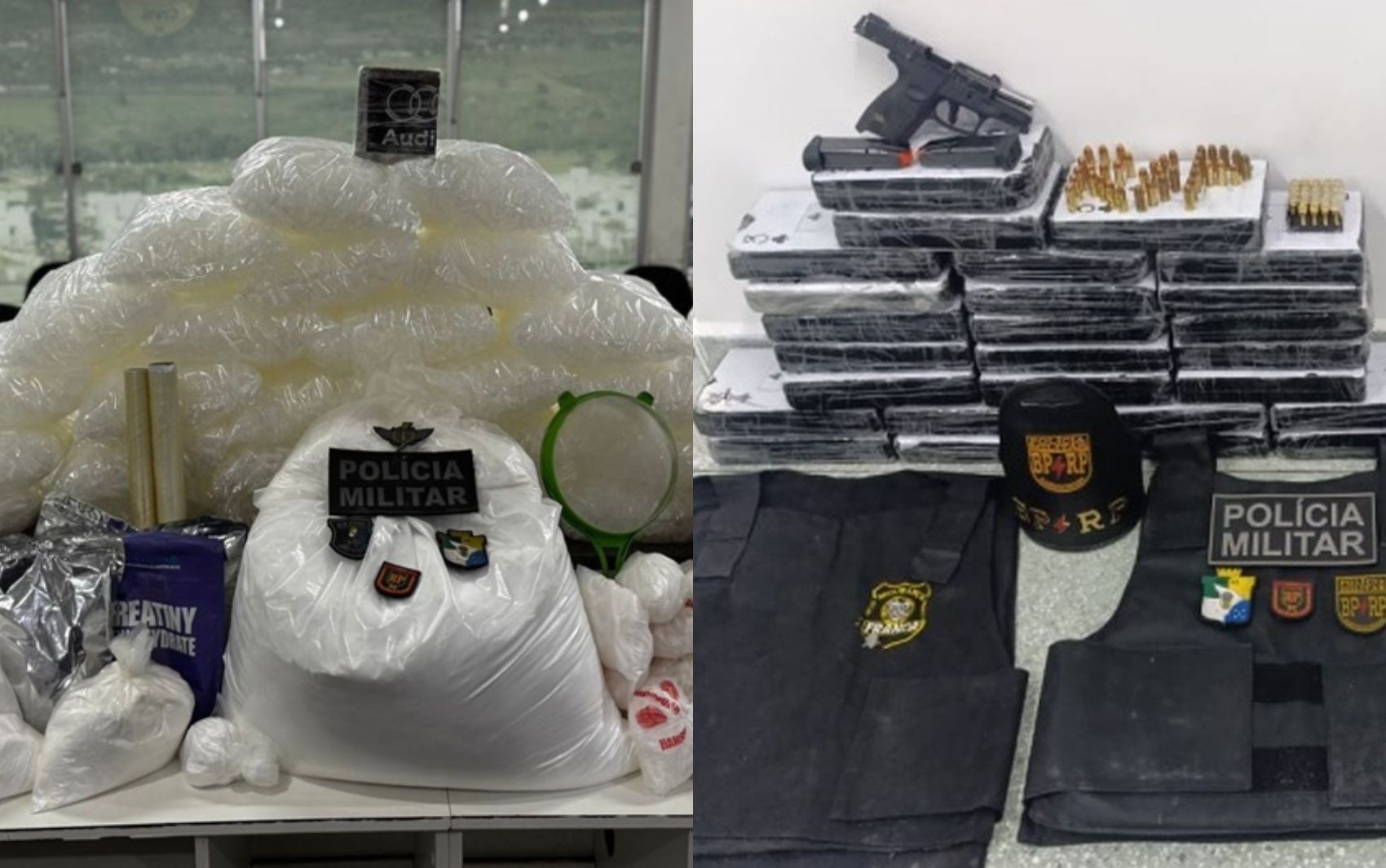 Polícia apreende mais de 4 mil pinos de cocaína e 45 kg de drogas em Sergipe