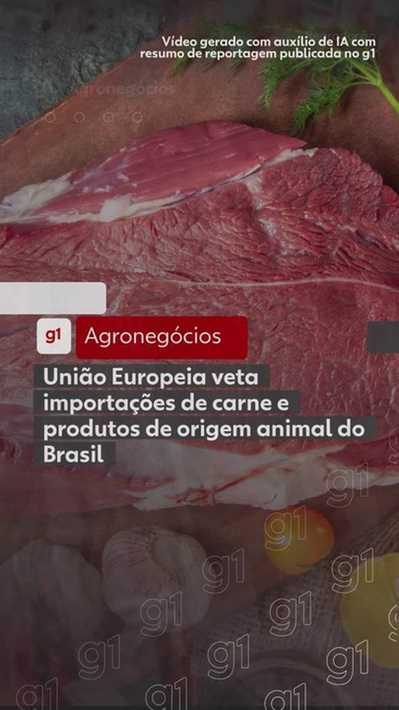 Brasil recebe com 'surpresa' veto de carnes brasileiras pela União Europeia, diz governo