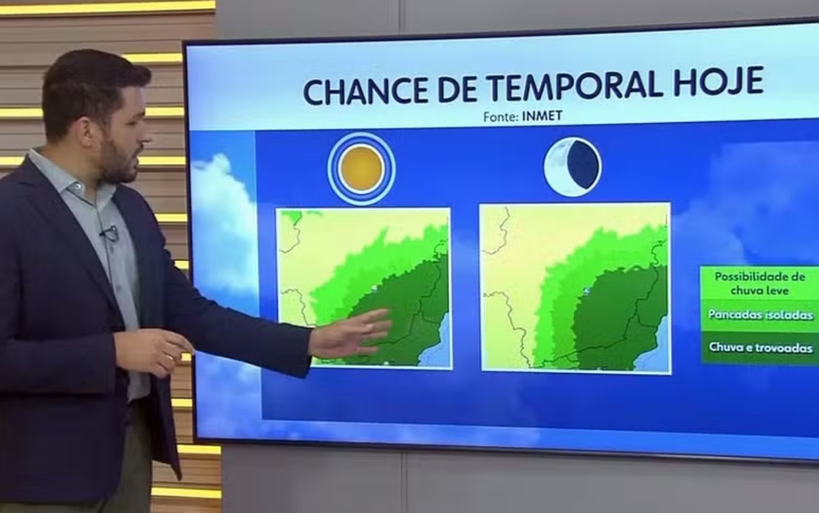 Previsão indica risco de temporais isolados e mantém atenção para chuva no Sul de Minas; saiba mais