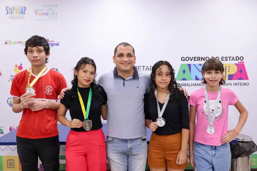 Estudantes da rede pública do Amapá conquistam medalhas na Olimpíada Brasileira de Geopolítica