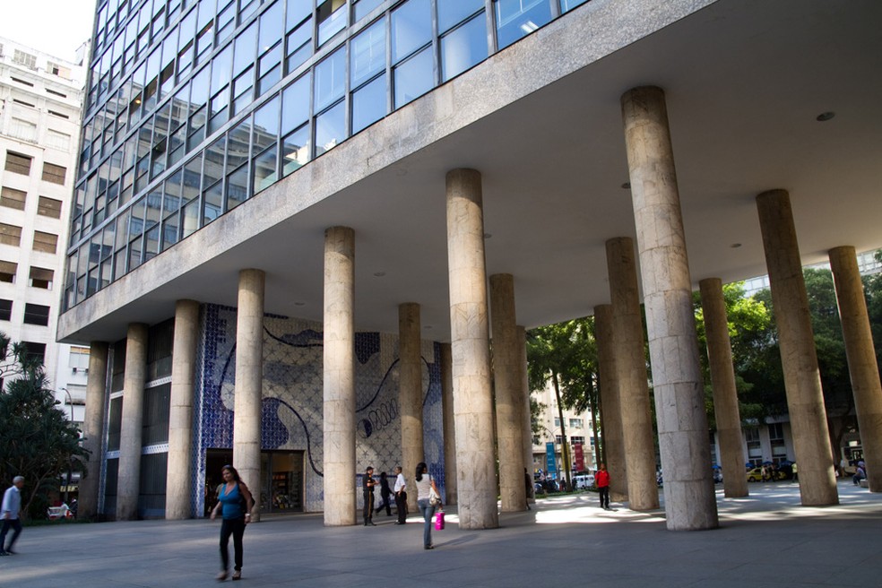 Palácio Gustavo Capanema, no Rio de Janeiro — Foto: Paula Giolito/Folhapress