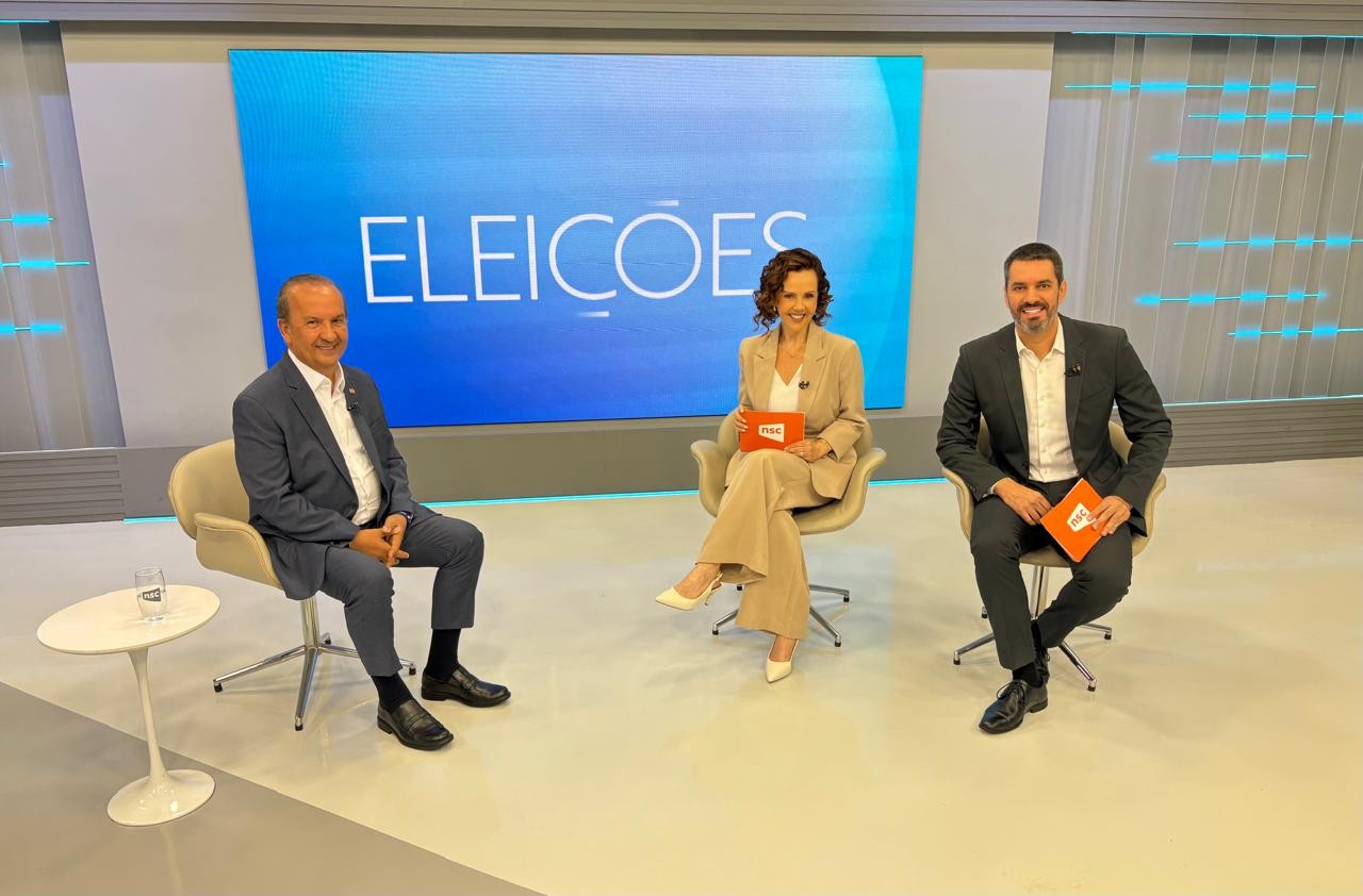 Jornal do Almoço entrevista Jorginho Mello, candidato ao governo de SC