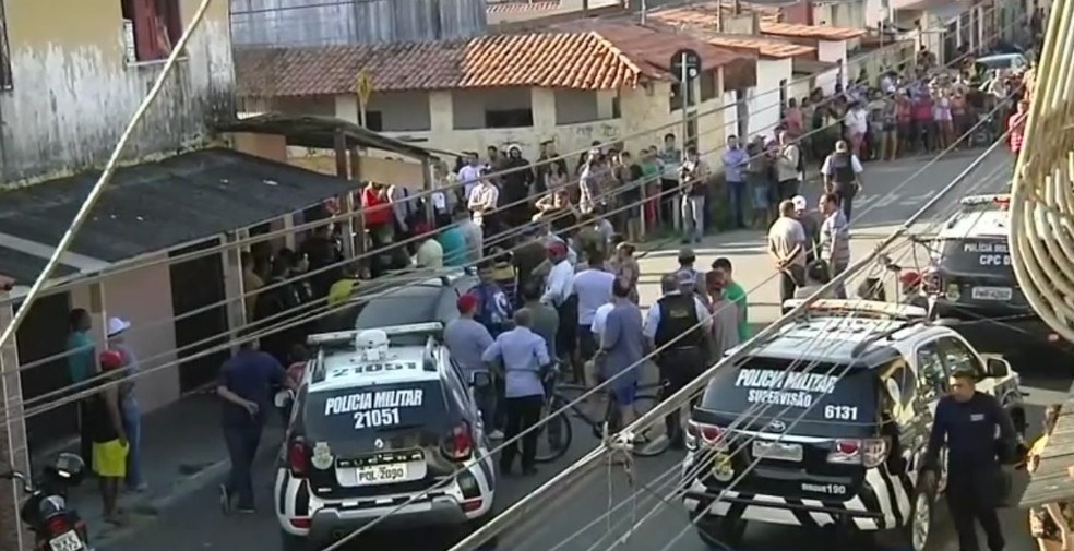 Três são condenados por matar policiais em bar em Fortaleza — Foto: TV Verdes Mares/Reprodução