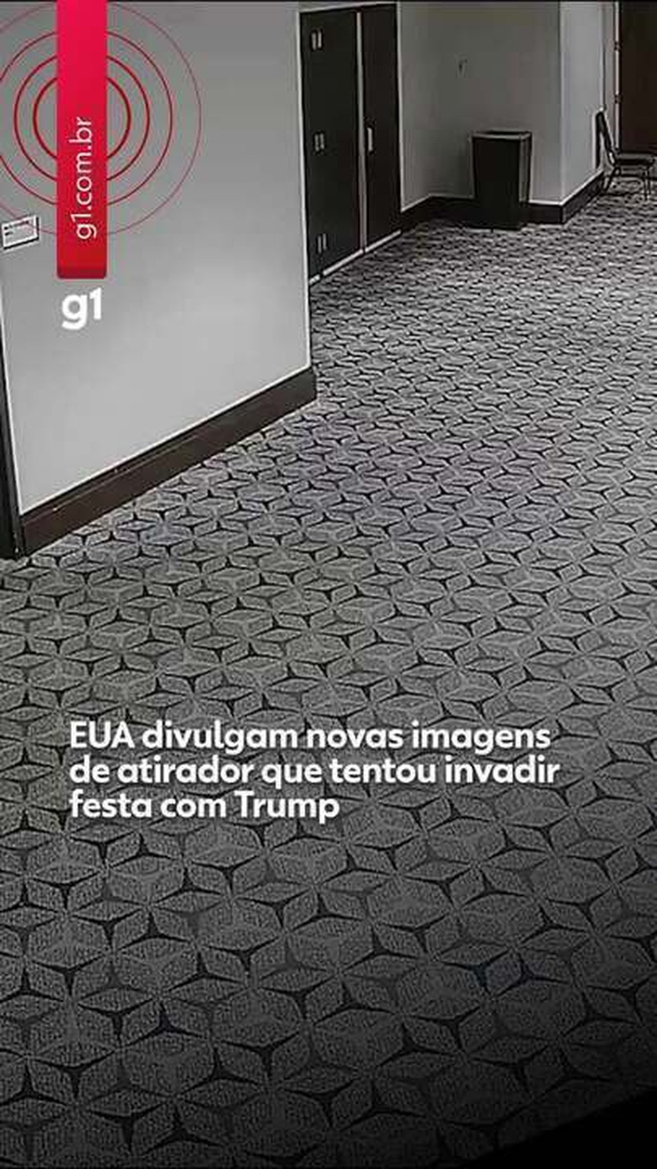 Novas imagens mostram como atirador tentou invadir jantar com Trump