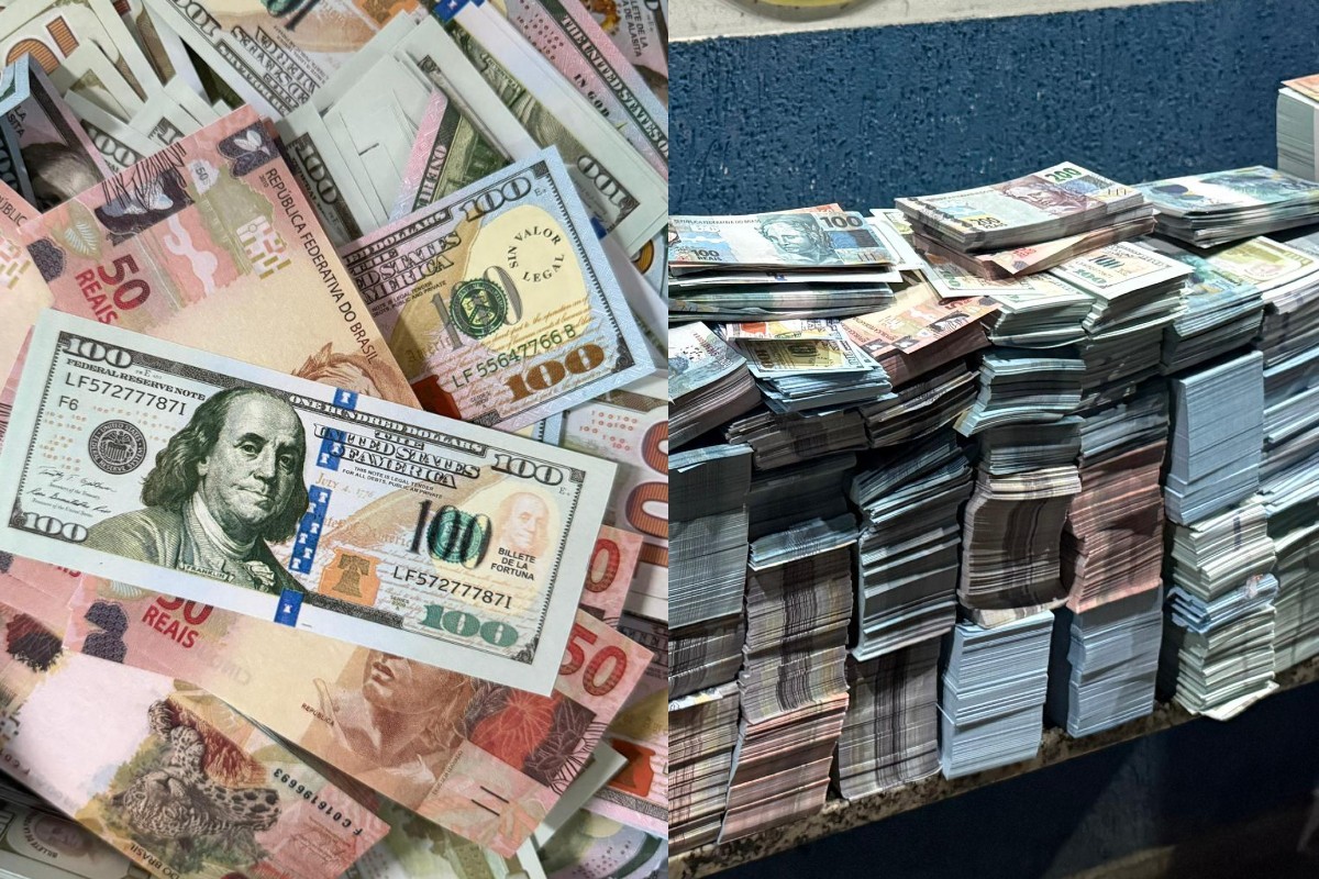 Taxista estrangeiro é detido ao tentar entrar no Brasil com milhares de notas falsas de dólares e reais