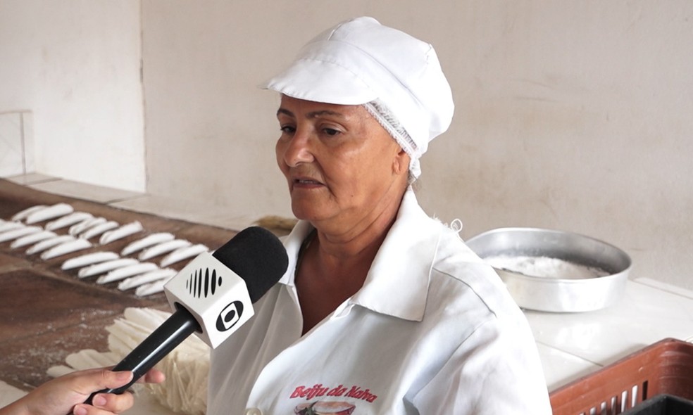 Nalva do Beiju lidera uma associação familiar no município — Foto: TV Subaé