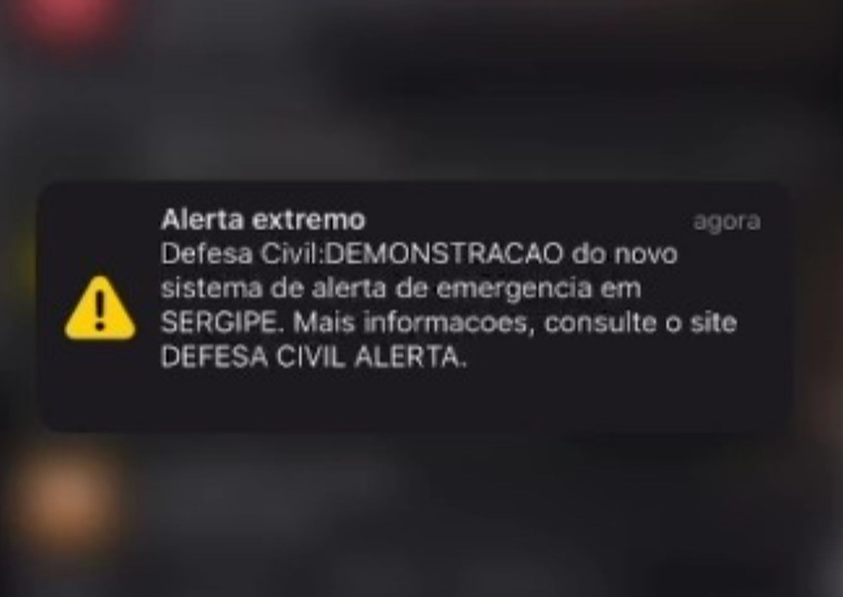 Novo sistema de alerta emergencial da Defesa Civil é testado em celulares de quatro cidades de Sergipe