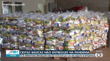 TCE determina devolução de R$ 616 mil por cestas básicas não entregues no Tocantins