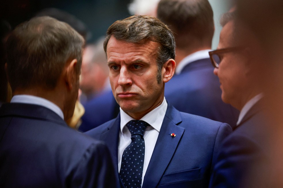 Emmanuel Macron — Foto: Reuters/Stephanie Lecocq