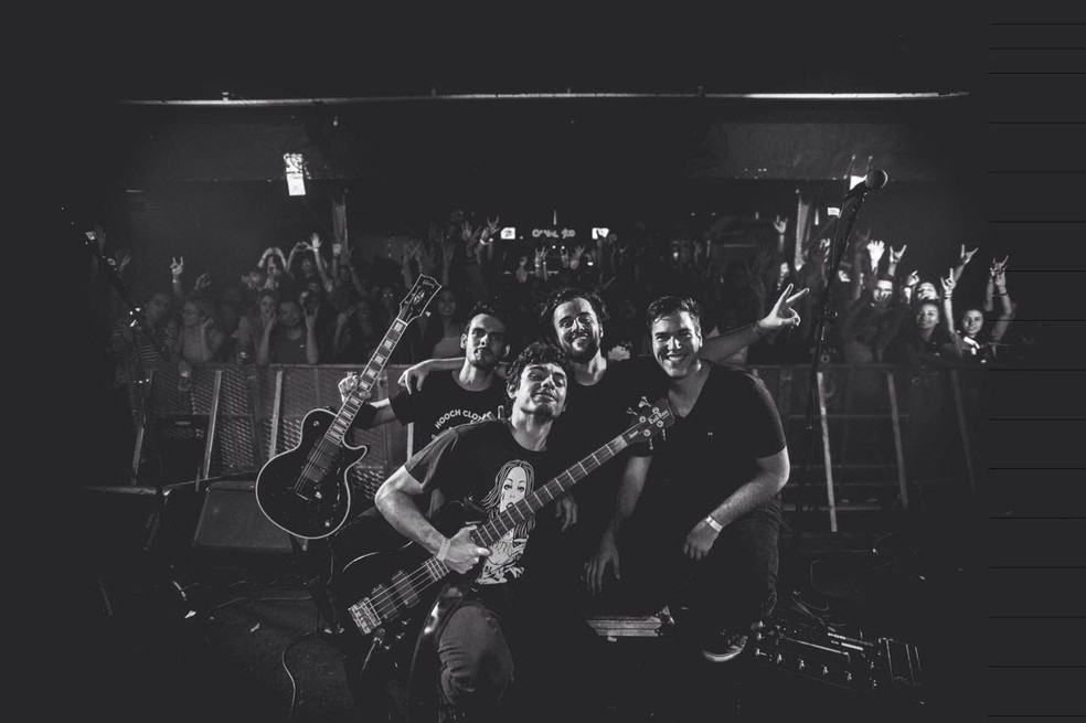 Banda Belga no show com grande público em Brasília — Foto: Yvã Santos/ Divulgação