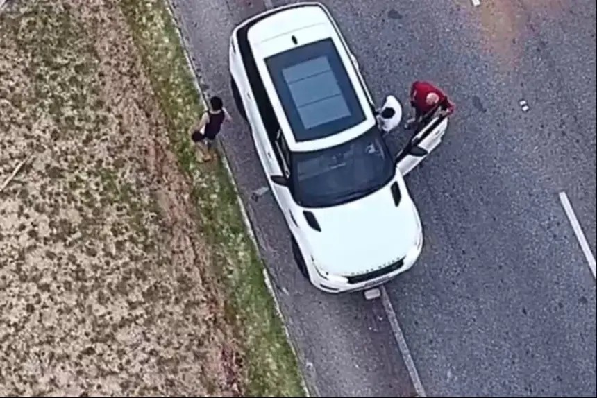 Drone do Detran flagra troca de motoristas para burlar Lei Seca em Salinas, no PA; entenda