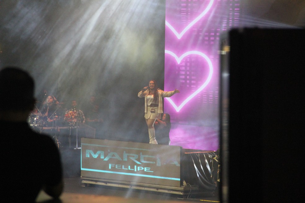 Márcia Fellipe no São João 2024 de Campina Grande — Foto: Erickson Nogueira/g1