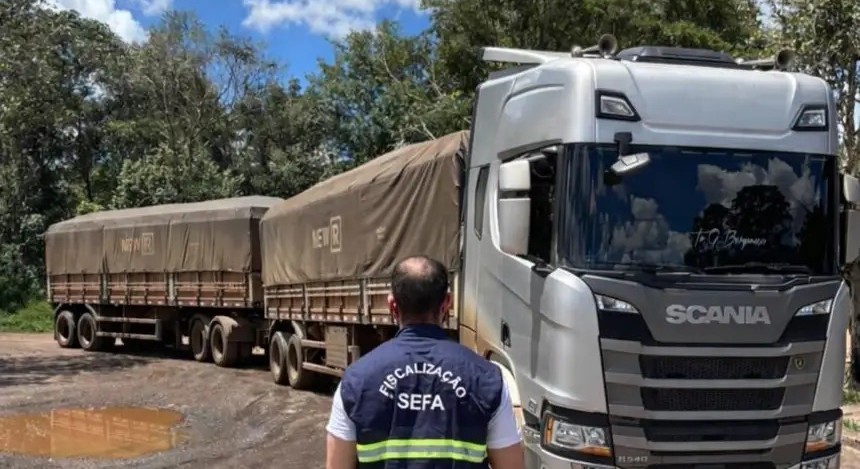 Carga de cachaça avaliada em cerca de R$ 200 mil é apreendida pela Sefa no Pará