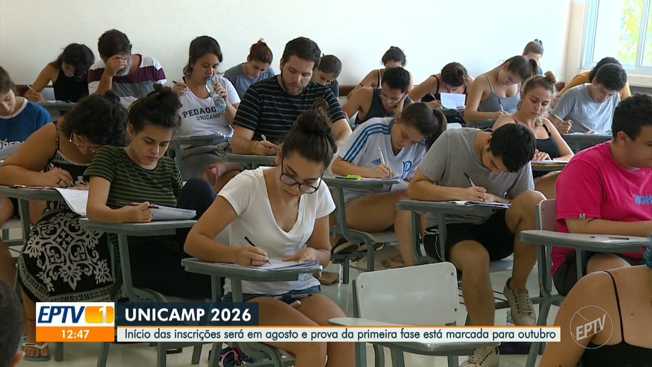 Unicamp reduz número de questões em provas da segunda fase do vestibular 2026; veja o que muda