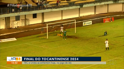 TEC e União se enfrentam neste sábado (30) no primeiro jogo da final do Tocantinense 2024