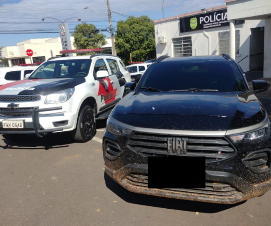 Carro produto de furto é identificado por radar e apreendido na Rodovia Raposo Tavares em Santo Anastácio