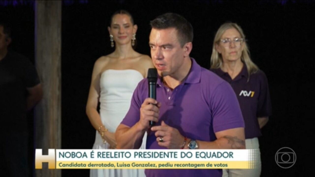 Lula parabeniza Daniel Noboa, reeleito na presidência do Equador
