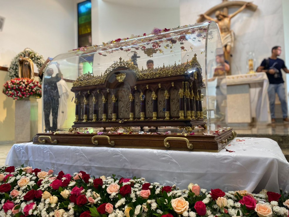 Relicário em Emaús, Parnamirim, na Grande Natal — Foto: Pedro Trindade/Inter TV Cabugi