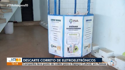 Campanha leva ponto de descarte de eletrônicos para o Espaço Cultural