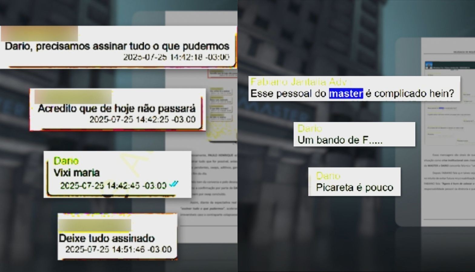 Ex-dirigentes do BRB ignoraram alertas sobre o Banco Master, apontam mensagens obtidas pela PF