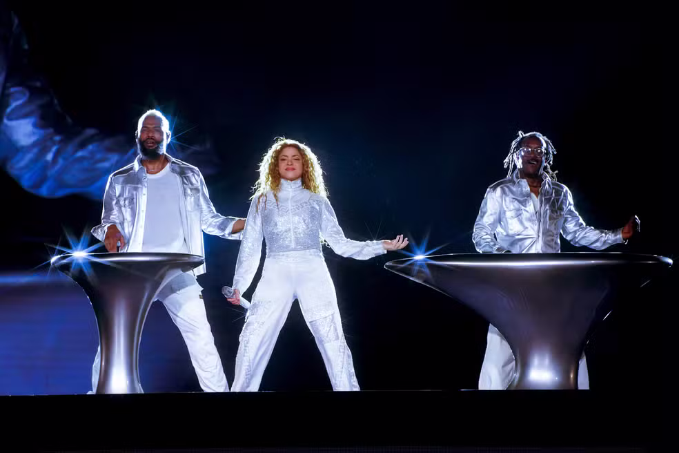 Shakira abre turnê mundial no Estádio Nilton Santos, no Rio de Janeiro — Foto: Stephanie Rodrigues/g1