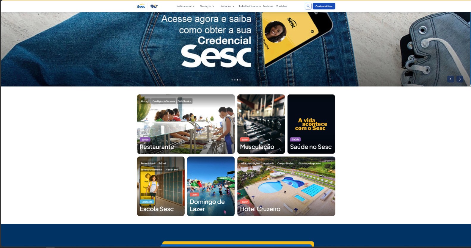 Sesc Acre lança novo portal com mais serviços e acessibilidade