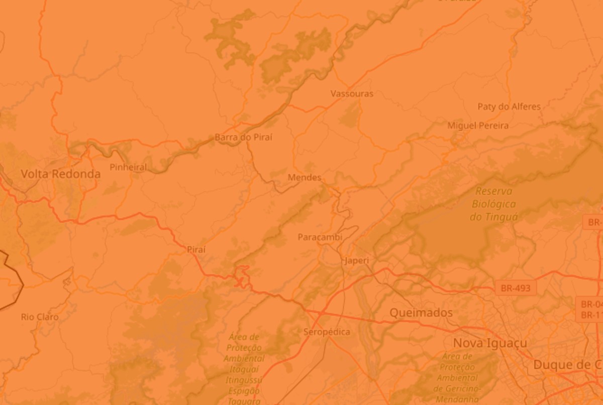 Inmet emite alerta de chuvas intensas para cidades do Sul do Rio e Costa Verde