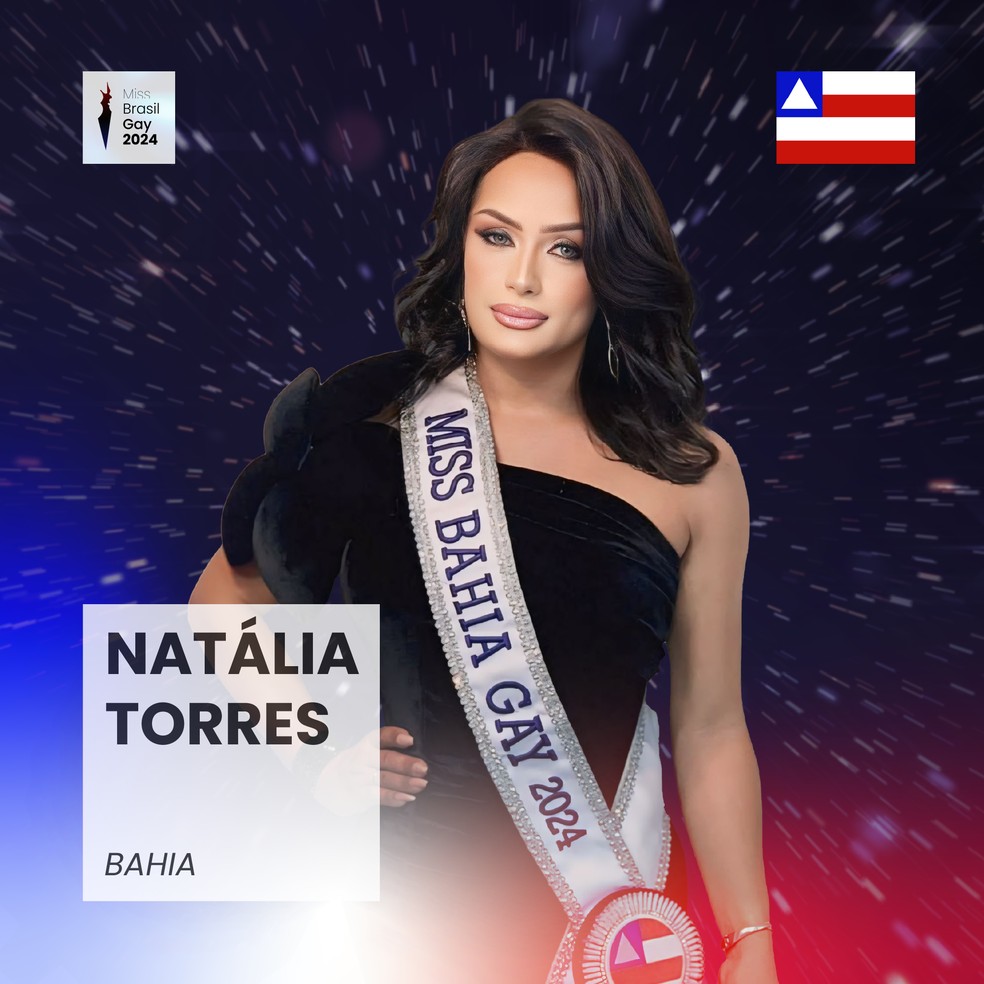 Natália Torres, da Bahia — Foto: Miss Brasil Gay/Divulgação