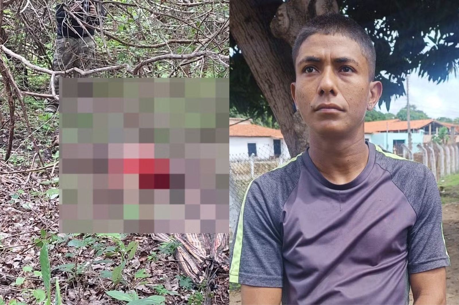 Suspeitos de matar jovem estrangulado são presos no litoral do PI; corpo estava enrolado a rede