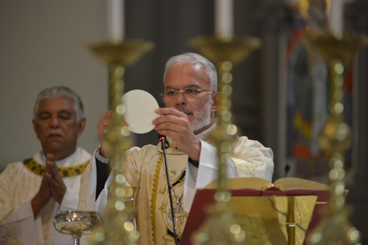 Romaria dos Homens atrai 1,2 milhão de fiéis durante Festa da Penha 2026, no Espírito Santo — Foto: Fernando Madeira/Rede Gazeta
