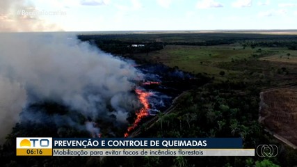 Corpo de Bombeiros realiza mobilização de prevenção e controle de incêndios florestais